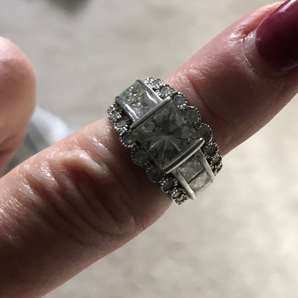 Moissanite ring